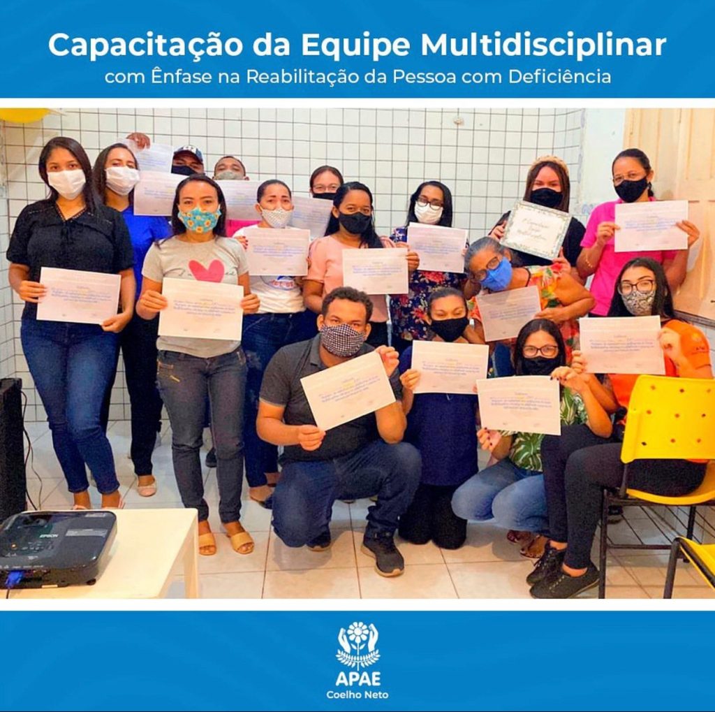 Certificação de Profissionais Destaque APAE de Coelho Neto